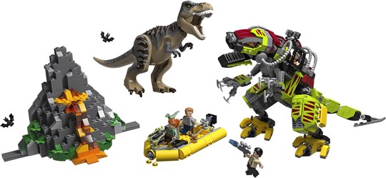 LEGO® Jurassic World 75938 - T. rex és Dino-Mech csatája