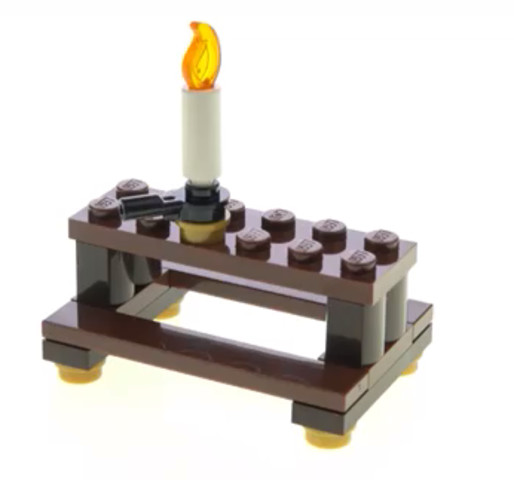 LEGO® Harry Potter™ 75964-12 - Adventi Naptár 2019, 11. nap - Asztal gyertyával