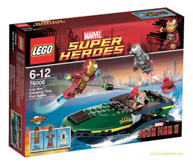 LEGO® Marvel 76006 - Iron Man: Extremis csatája a tengeri kikötőben
