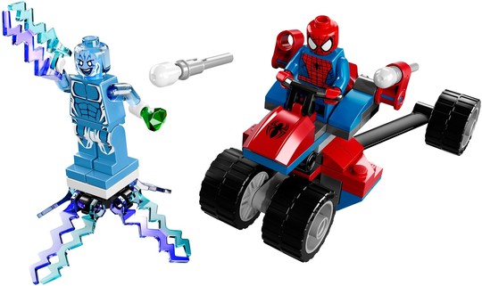 LEGO® Super Heroes 76014 - Pók-Támadás Electro ellen