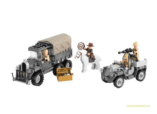 LEGO® Indiana Jones 7622 - Versenyfutás az Ellopott Kincsért