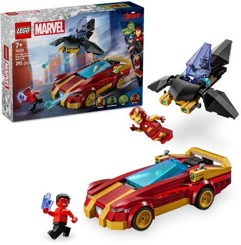 LEGO® Marvel 76310 - Vasember autója és Fekete Párduc vs. Piros Hulk