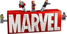 LEGO® Marvel 76313 - MARVEL logó és minifigurák