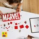 LEGO® Marvel 76313 - MARVEL logó és minifigurák