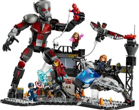 LEGO® Marvel 76314 - Amerika Kapitány: Polgárháború csatajelenet