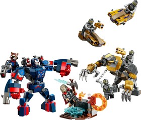 LEGO® Marvel 76322 - Bosszúállók: Végjáték Thor a chitauri harcosok ellen