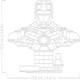 LEGO® Marvel 76327 - Vasember MK4 mellszobor