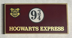 Bézs 2 x 4 csempe. 9 3/4 vágány mintával
