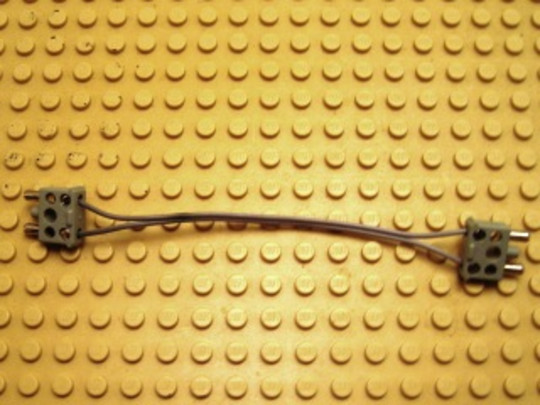 LEGO® Alkatrészek (Pick a Brick) 766c14 - Világosszürke 14M Régi Típusú Elektromos Kábel