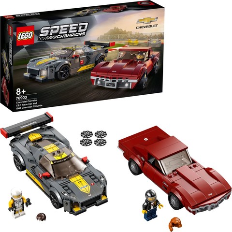 LEGO® Speed Champions 76903 - Chevrolet Corvette C8.R Race Car és 1968 Chevrolet Corvette