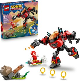 Knuckles vs. Dr. Eggman Egg Crusher robotja