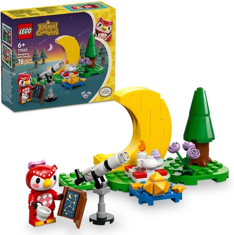 LEGO® Animal Crossing™ 77053 - Csillagnézés Celeste-tel