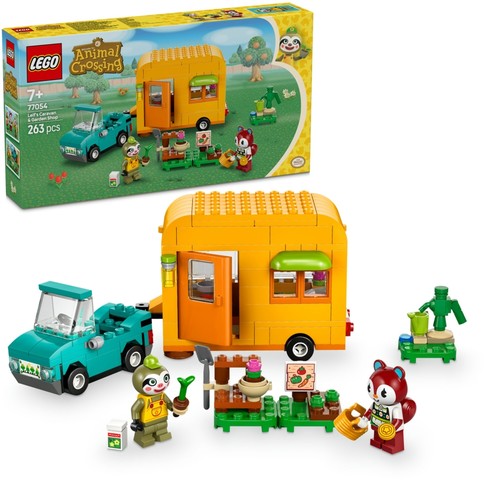 LEGO® Animal Crossing™ 77054 - Leif karavánja és kertészeti boltja