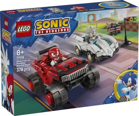 LEGO® Sonic the Hedgehog™ 77118 - Silver autója Knuckles monster truckja ellen