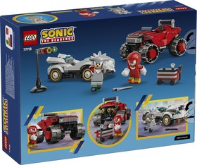 LEGO® Sonic the Hedgehog™ 77118 - Silver autója Knuckles monster truckja ellen