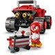 LEGO® Sonic the Hedgehog™ 77118 - Silver autója Knuckles monster truckja ellen