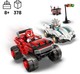 LEGO® Sonic the Hedgehog™ 77118 - Silver autója Knuckles monster truckja ellen