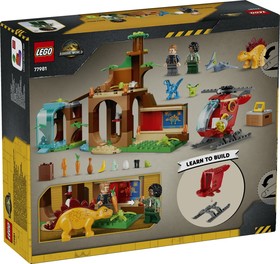 LEGO® Jurassic World 77981 - Velociraptor stegosaurus és pteranodon mentőakció