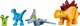LEGO® Jurassic World 77981 - Velociraptor stegosaurus és pteranodon mentőakció