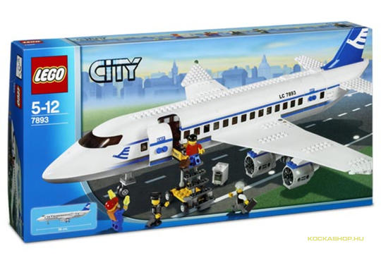 LEGO® City 7893h - Utasszállító Repülőgép (használt, hiányos)