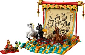 LEGO® Seasonal 80119 - Vágtázó lovakat ábrázoló festmény