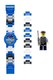 LEGO® Seasonal 8020028 - City Rendőr gyermek karóra