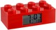 LEGO® Seasonal 9002168 - Piros Lego Elem ébresztőóra