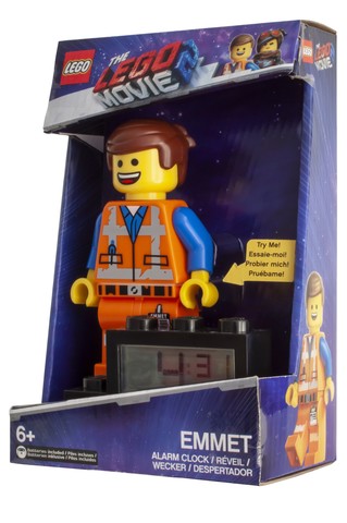 LEGO® Seasonal 9003967 - Lego Movie 2 Emmet ébresztőóra
