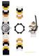 LEGO® Seasonal 9004988 - Ninjago Zane gyermek karóra