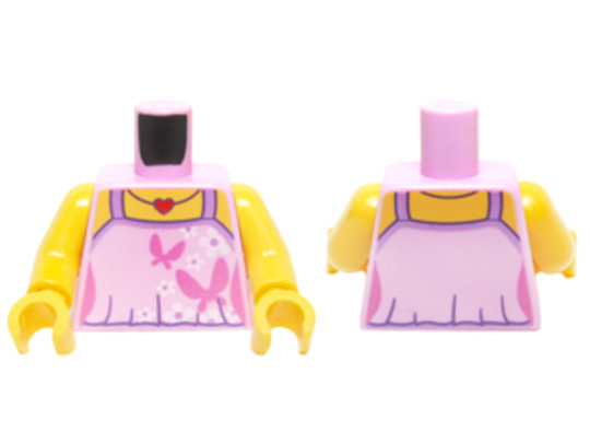LEGO® Alkatrészek (Pick a Brick) 973pb2023c01 - Világos rózsaszín balerina ruha