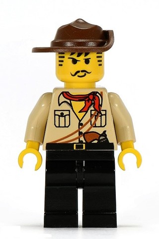 LEGO® Minifigurák adv010 - Johnny Thunder (Sivatag)