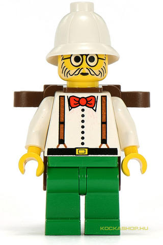 LEGO® Minifigurák adv040 - Dr. Charles Lightning-hátizsákkal