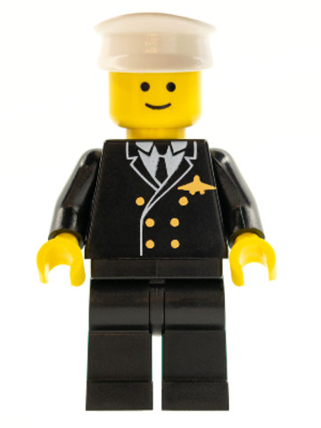 LEGO® Minifigurák air013 - Reptéri pilóta fehér sapkában