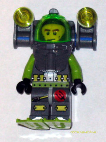 LEGO® Minifigurák atl012 - Atlantis Búvár-Axe Függőleges Lámpákkal