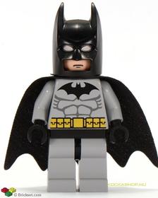 Batman, fekete maszk és köpeny minifigura