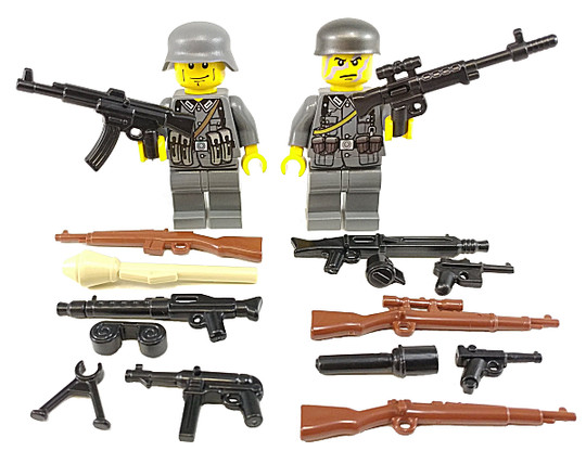LEGO® Alkatrészek (Pick a Brick) bawk04 - BRICKARMS - Német Fegyverkészlet