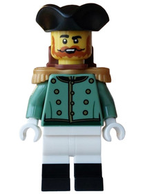 Imperial Soldier - Male, Sand Green Jacket Formal, White Legs with Black Boots, Reddish Brown Backpa