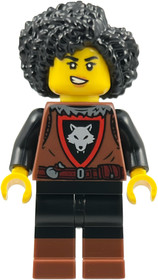 Wolfpack - Female, Black Legs with Reddish Brown Boots, Black Hair