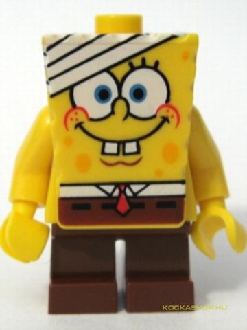 LEGO® Minifigurák bob016 - SpongeBob kötéssel