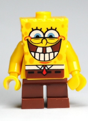 LEGO® Minifigurák bob021 - Spongyabob - Széles Vigyor