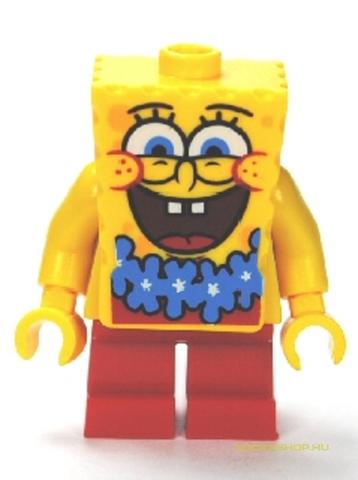 LEGO® Minifigurák bob036 - Spongyabob-virágfüzérrel