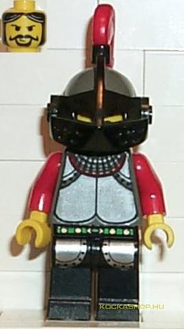 LEGO® Minifigurák cas036 - Lovag Szürke Sisak, Fekete Rostéllyal