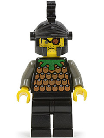 LEGO® Minifigurák cas041 - Kingdom lovag fekete sisakkal