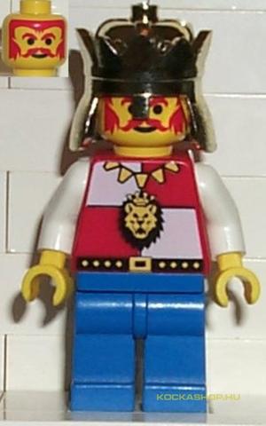 LEGO® Minifigurák CAS060A - Király, kék alsó, piros-fehér felső