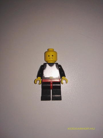LEGO® Minifigurák cas217h - Mellvértes Lovag (sisak nélkül, kopott arccal)