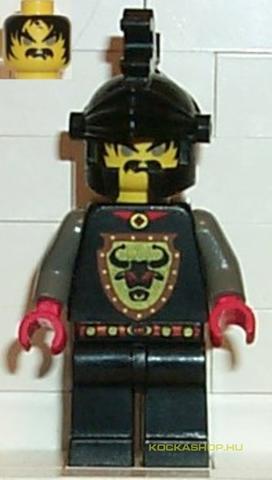 LEGO® Minifigurák cas248 - Kingdom bajuszos lovag fekete sisakkal