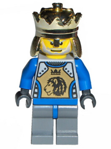LEGO® Minifigurák cas258 - Kingdom Király oroszlános felsőben