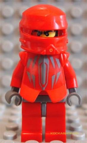LEGO® Minifigurák cas259 - Kingdom Santis lovag piros páncélban