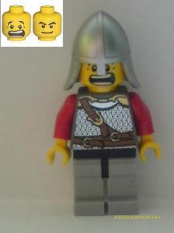 LEGO® Minifigurák cas438 - Oroszlános Lovag Ijedt arccal
