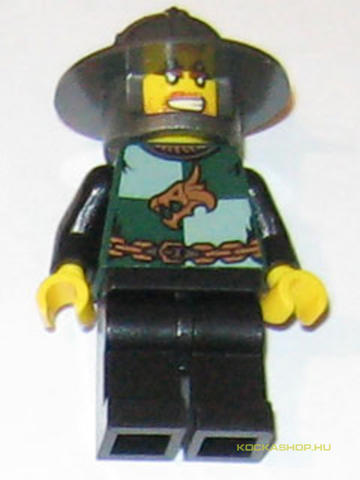 LEGO® Minifigurák cas455 - Kingdom Sárkány lovag fekete sisakkal